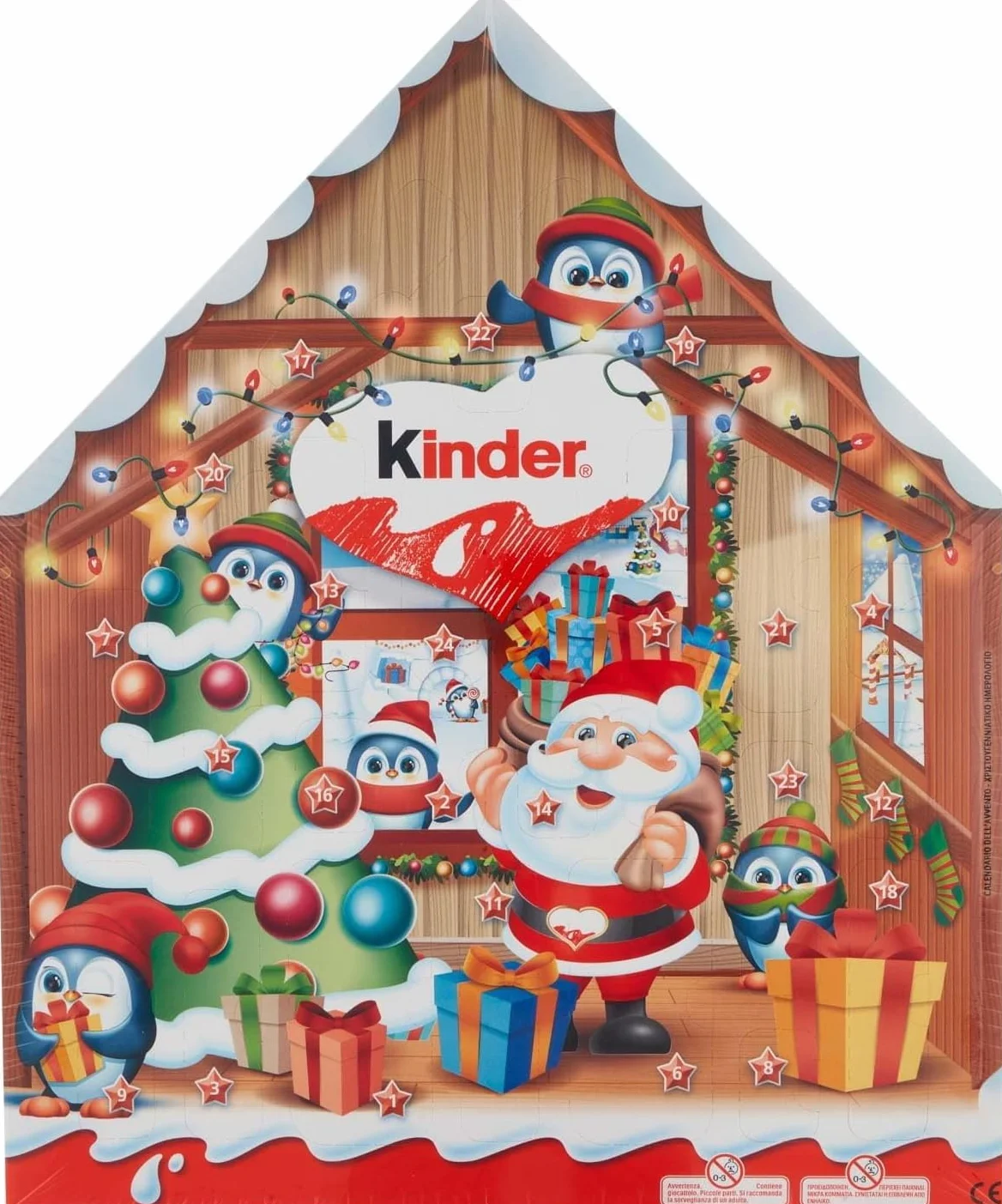 Calendario de Adviento Kinder Casa 2025 24 Chocolatinas 1 Kinder Huevo Sorpresa 184 grs