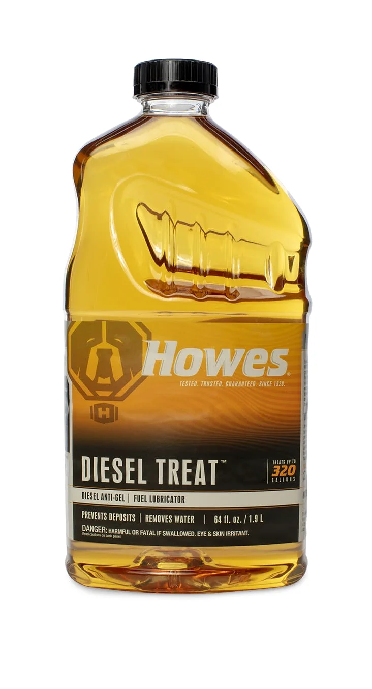 Howes Diesel Treat - Aditivo para combustible diésel que previene la gelificación (6 botellas/1,81 litros cada una)