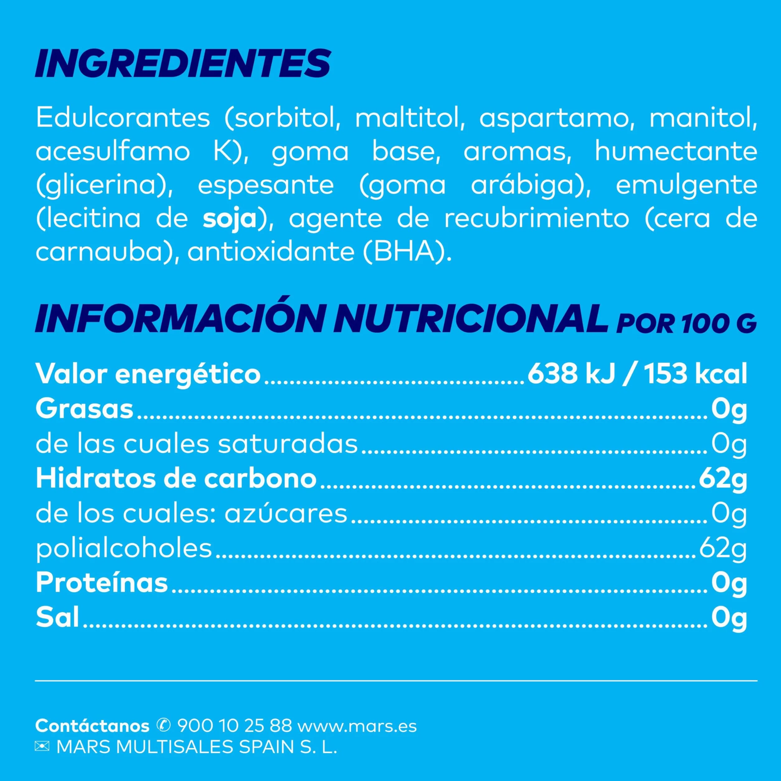 Orbit Chicles Sin Azúcar Sabor Menta Fresco Intenso Larga Duración Gragea 6x46
