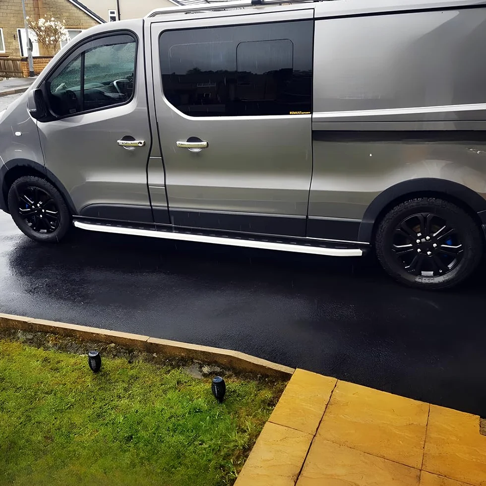 Radlaufschutz Radlaufleisten compatible con RENAULT Trafic Larga distancia entre ejes 2014 hasta 2018 10 piezas con ABE TÜV