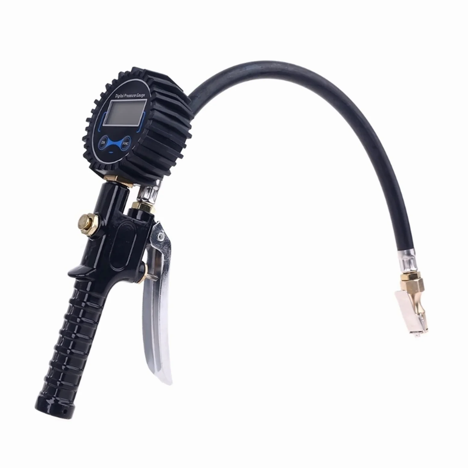 Manómetro de presión neumáticos, Mandril Aire 200 PSI, inflador Digital con 1/4" for automóviles, Motocicletas, Bicicletas y vehículos