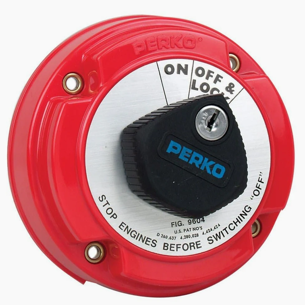 Modelos de desconexión de campo del alternador Interruptor de batería desconectador batería de bloqueo de desconexión principal W/Alt. Disc.