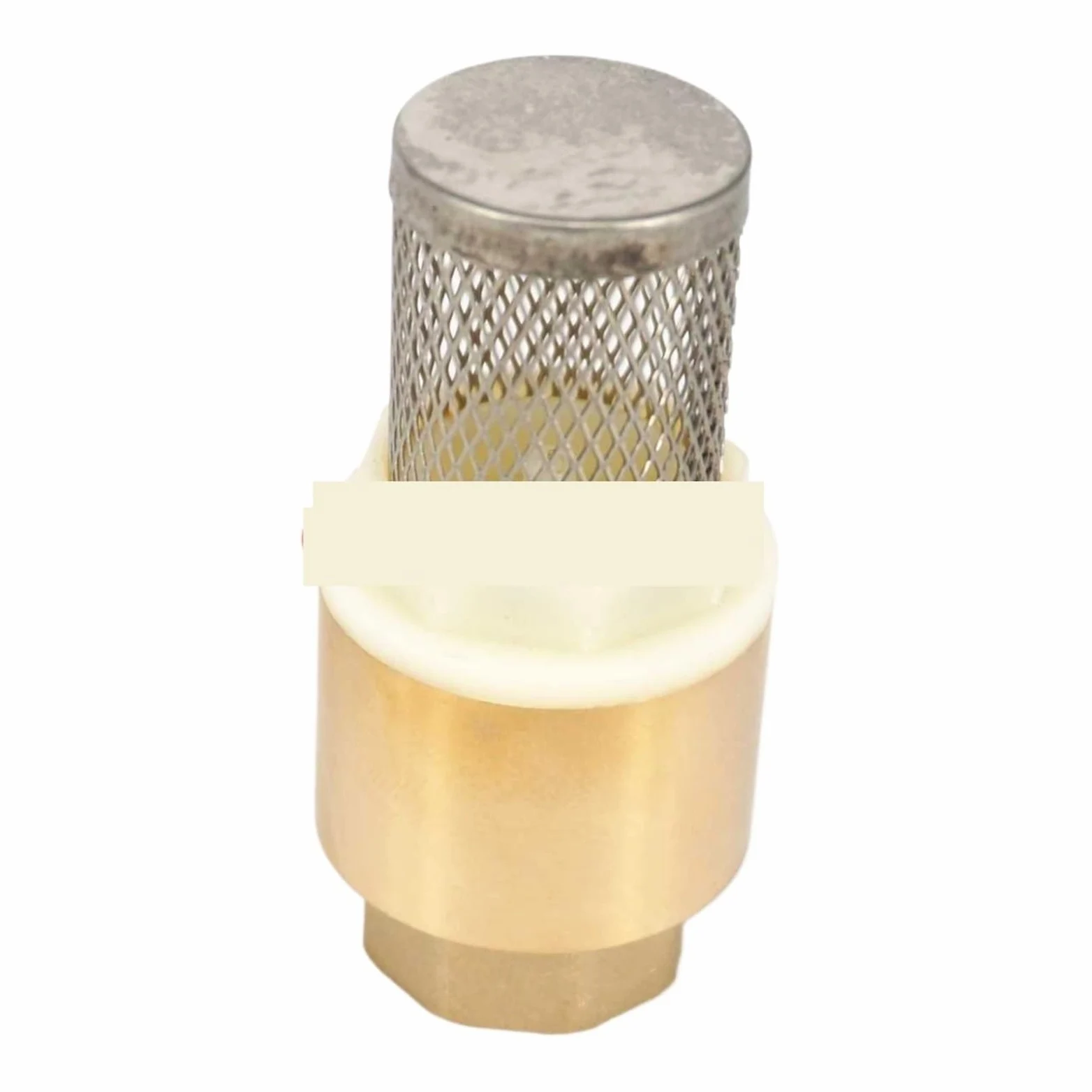 Válvula de retención de latón de 1/2", 3/4", 1", 1-1/4", 1-1/2" y 2" con filtro y válvula inferior(2")