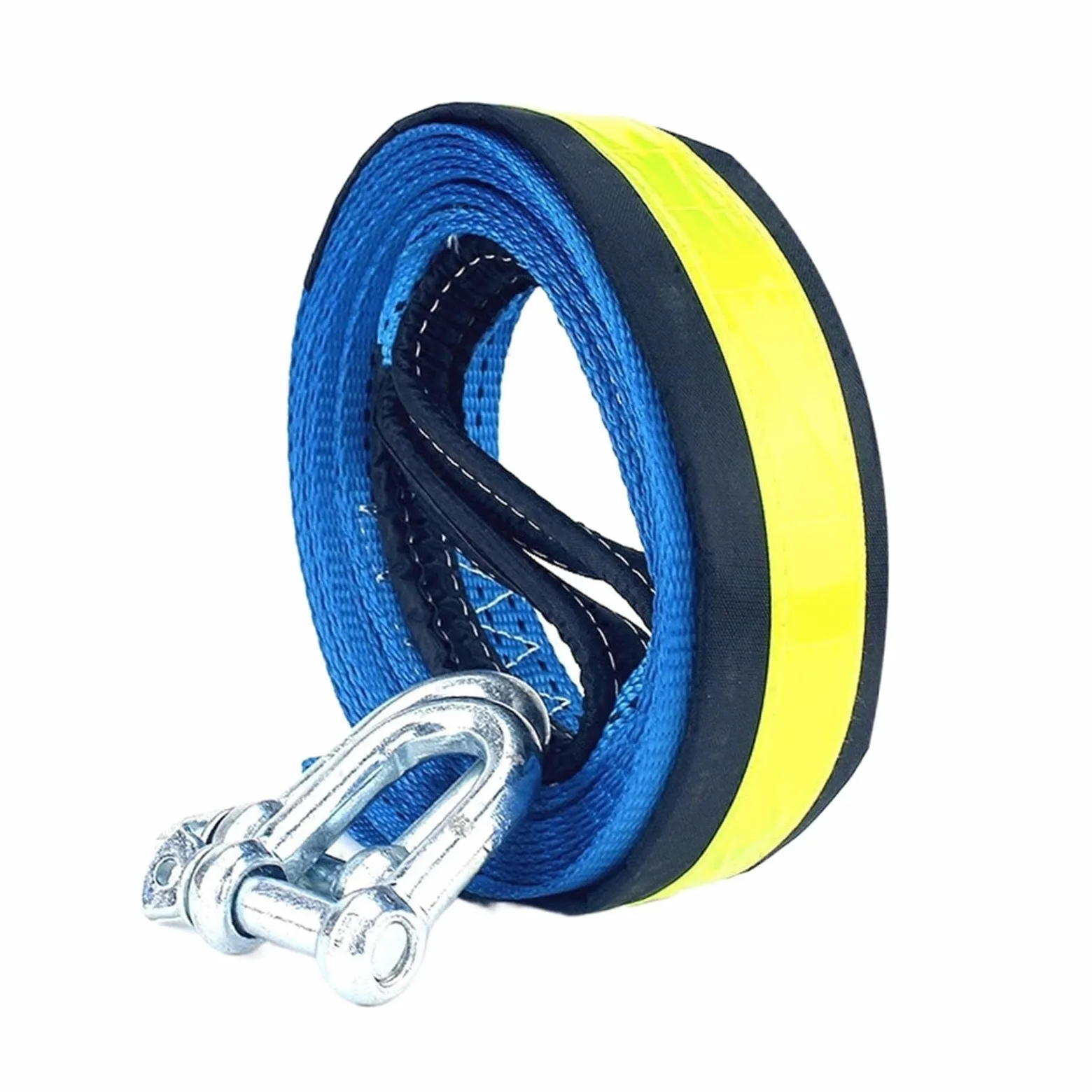 Cable Azul for Coche, cabrestante de Remolque sintético, línea Cuerda 5 M, 17600lbs, Luminoso con Fuerte tracción Gruesa for vehículos Todoterreno ATV Fuerte Resiliencia
