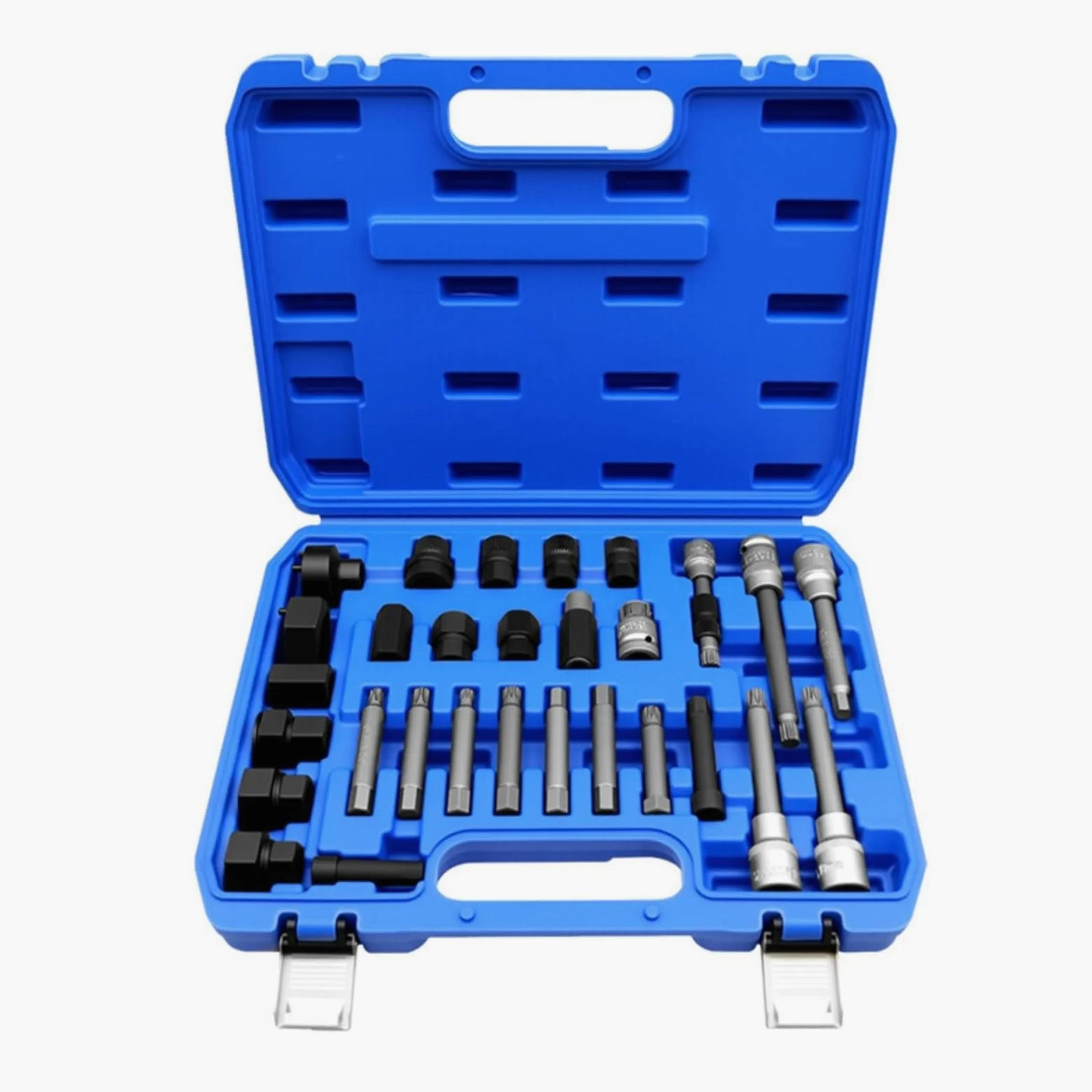 Gralara 30 Piezas Extractor Polea Alternador Juego con Adaptadores Portátil Kit con Estuche Transporte para Aficionados a la Mecánica