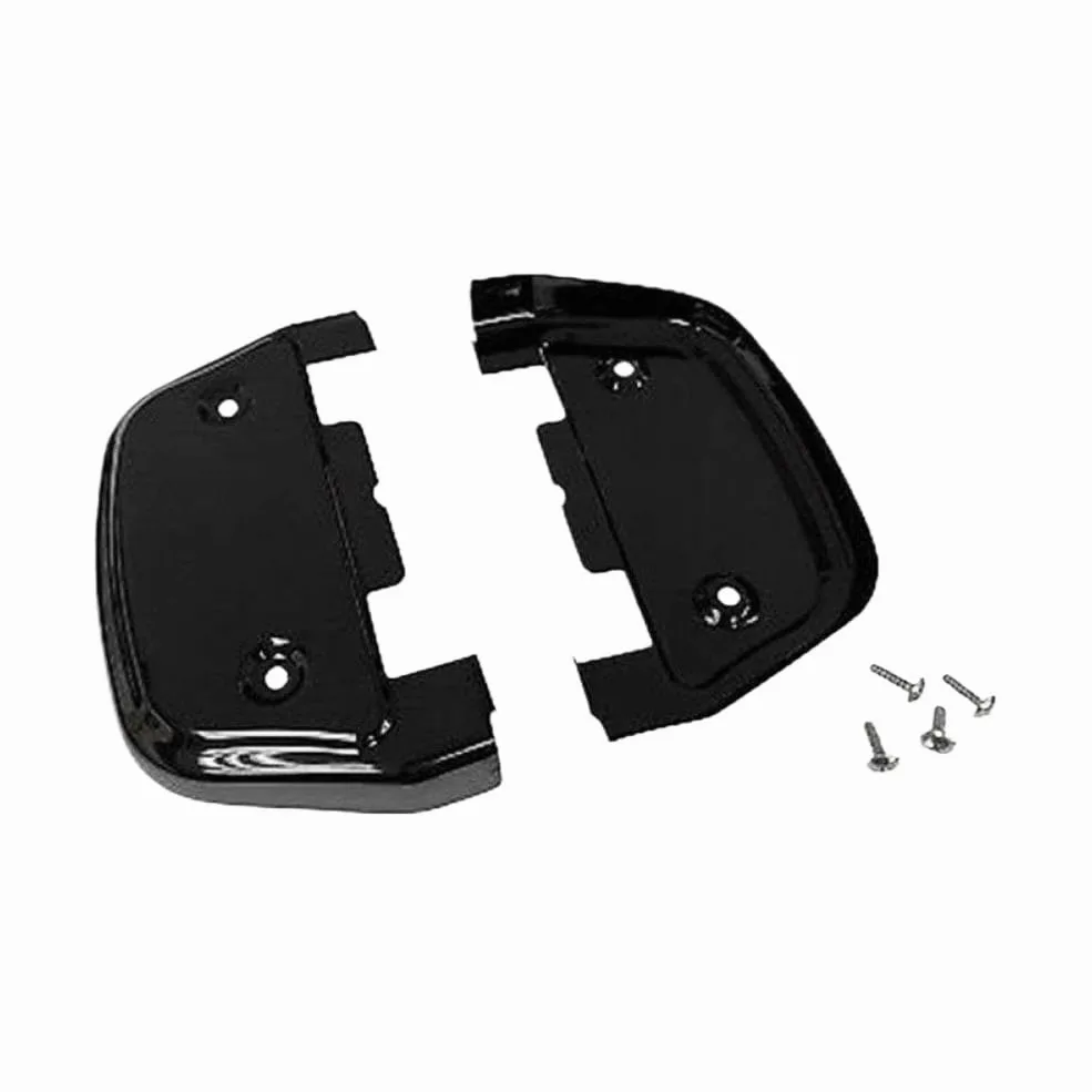 Cubiertas para estribo de pasajero de motocicleta, compatibles con Electra Street Road Ultra Softail, tapa de pie en forma de D