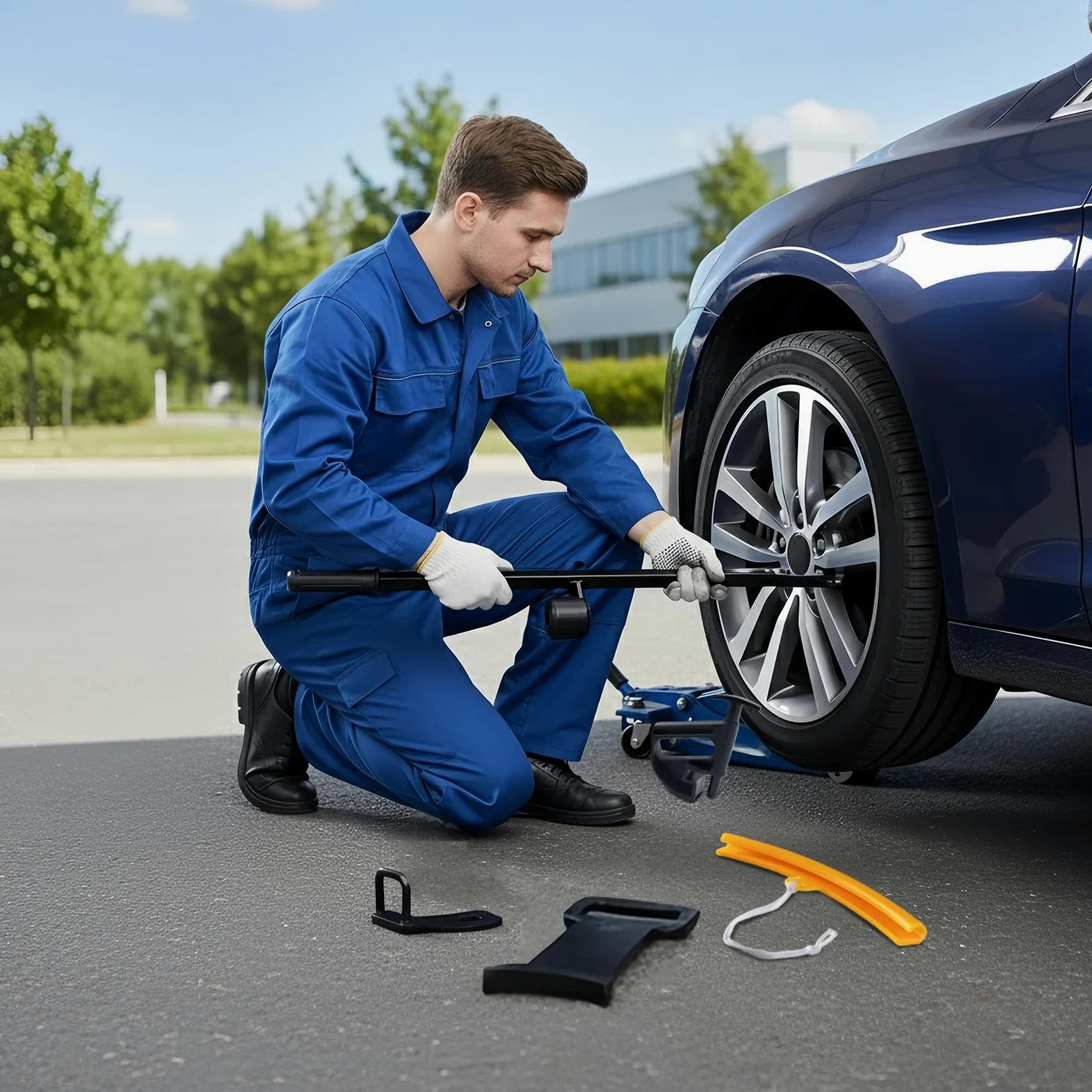 Herramientas para Cambio de Neumáticos Pinza Sujetadora Para Llantas | Rompedor De Talón Para Neumáticos Para Camión, SUV, Motocicleta, Instalación, Taller De Reparación, Garaje,
