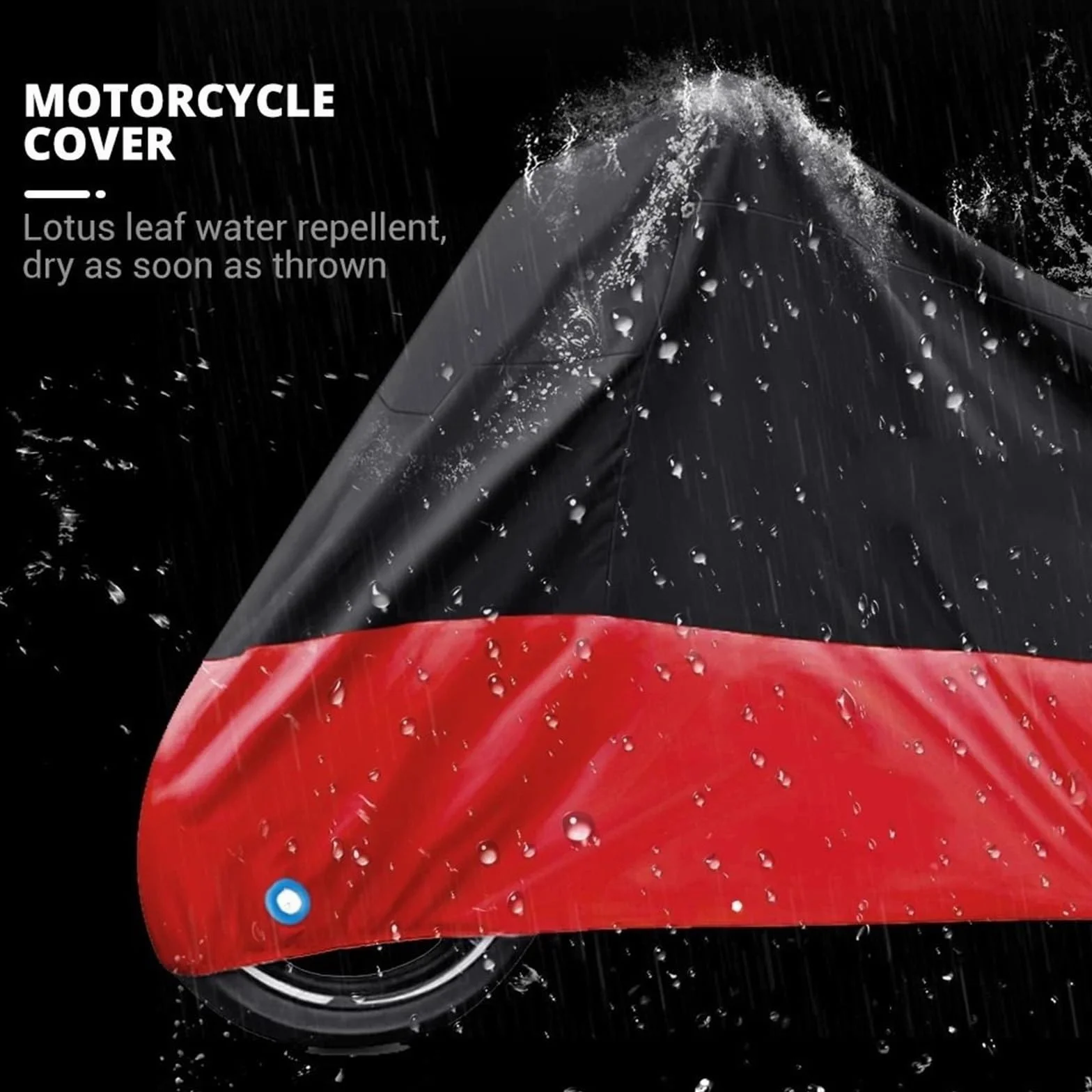 Funda para Moto Protector Cubierta Cubierta protectora de motocicleta con protección solar/nueva cubierta de motocicleta impermeable cubierta de lluvia para motocicleta a prueba de polvo(Silvery,4XL f