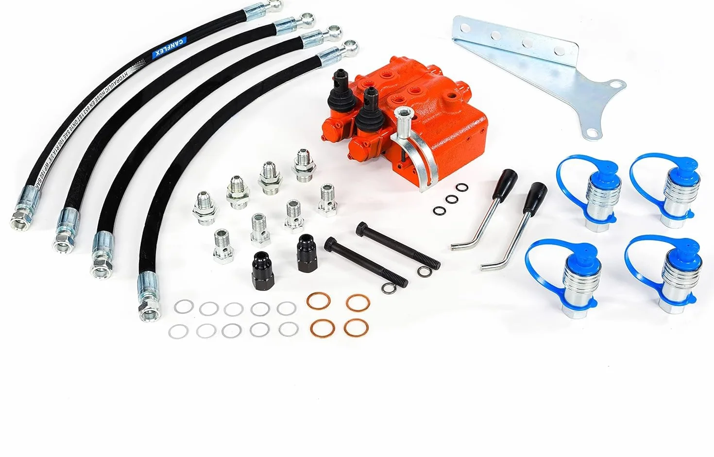 Kit de Válvula Remota Hidráulica Trasera para Massey Ferguson MF 135 150 230 231 240 245 250 253