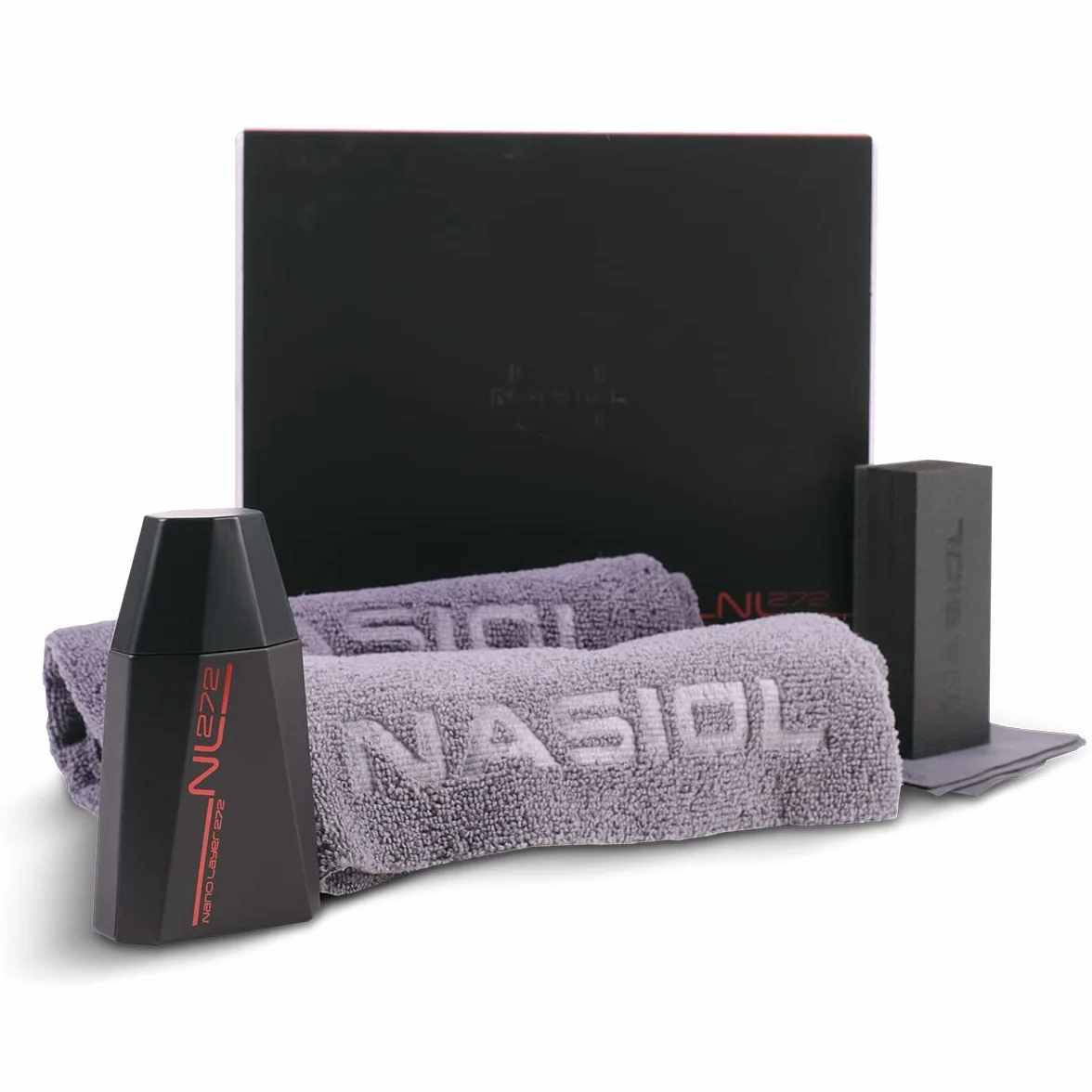 NASIOL LOVE & PROTECT THE ORIGINAL NL272 Recubrimiento cerámico en nanocapas ,Ultimate Protection Performance Car Ceramic Coating Nano 9h Paint Protection 50 ml. Kit (1.7 fl. oz.)