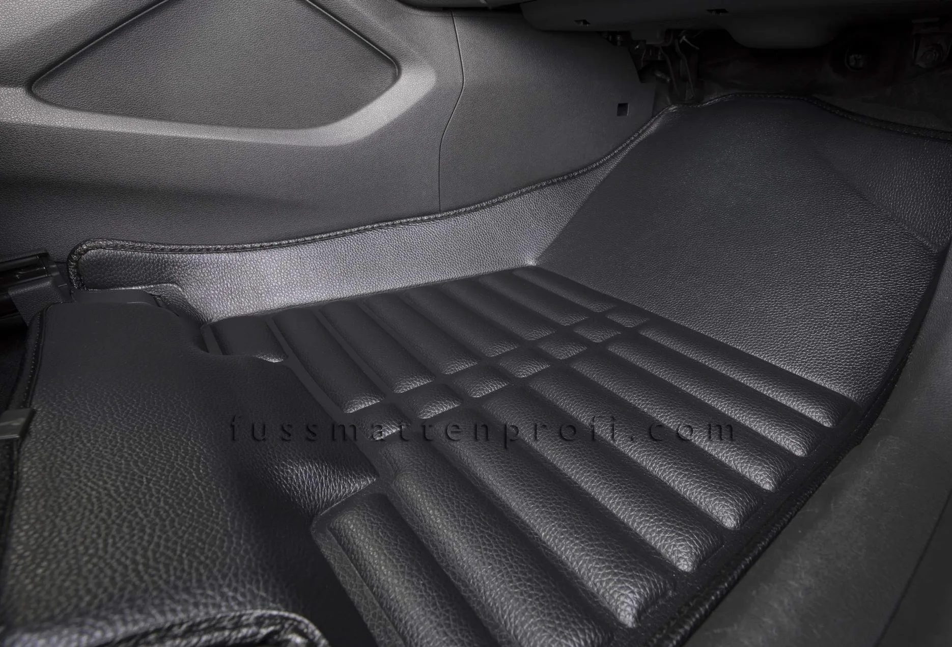 fussmatten profi Alfombrillas para Nissan Qashqai (2ª generación) J11 2014-2021 piel sintética TPE para todo tipo de climas, alfombrillas antideslizantes, alfombrillas de goma para todo tipo de climas