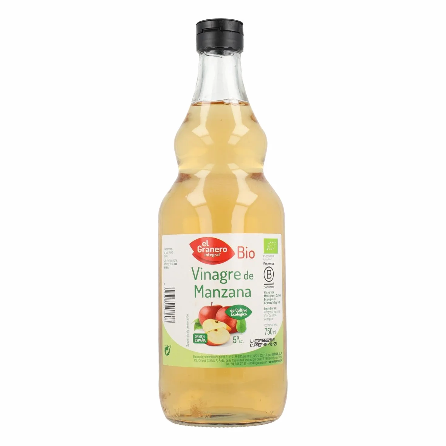 VINAGRE MANZANA BIO 750 ml
