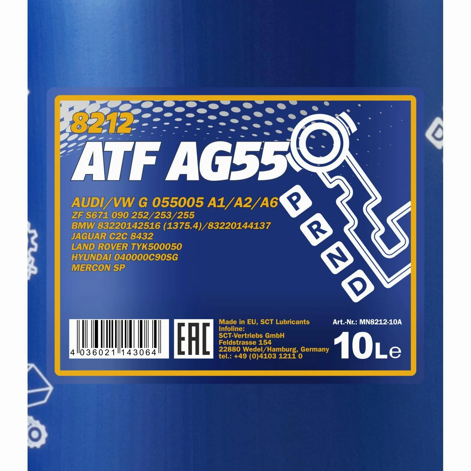MANNOL MN8212-10 Aceite para transmisión automática Aceite de caja de cambios automática Aceite ATF Aceite para caja automática