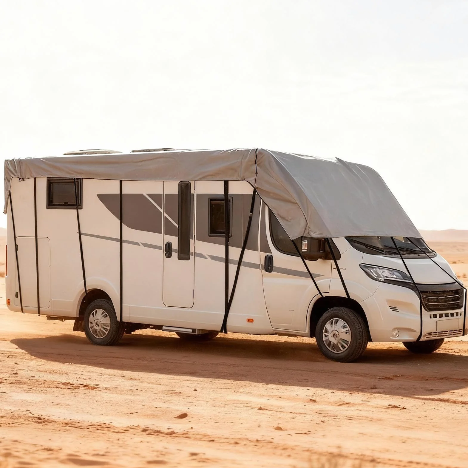 de nieve, de techo para autocaravana, protección UV impermeable para acampar, diseño portátil, función de instalación fácil, herramienta de vehículo, accesorio exterior para coche, ca