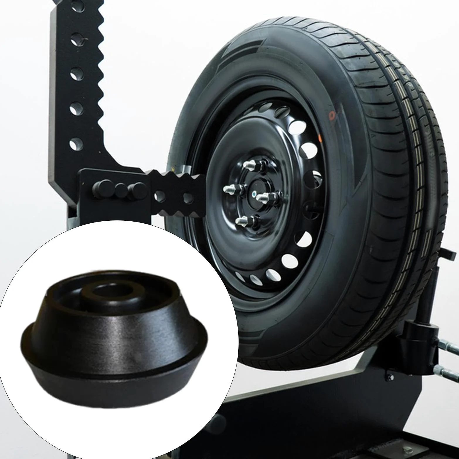 Cono Equilibrador de Ruedas Adaptador de Cono Equilibrador de Neumáticos Accesorios Automotrices Equipo Reemplaza El Cono para Camión Vehículo, Dia Del Agujero