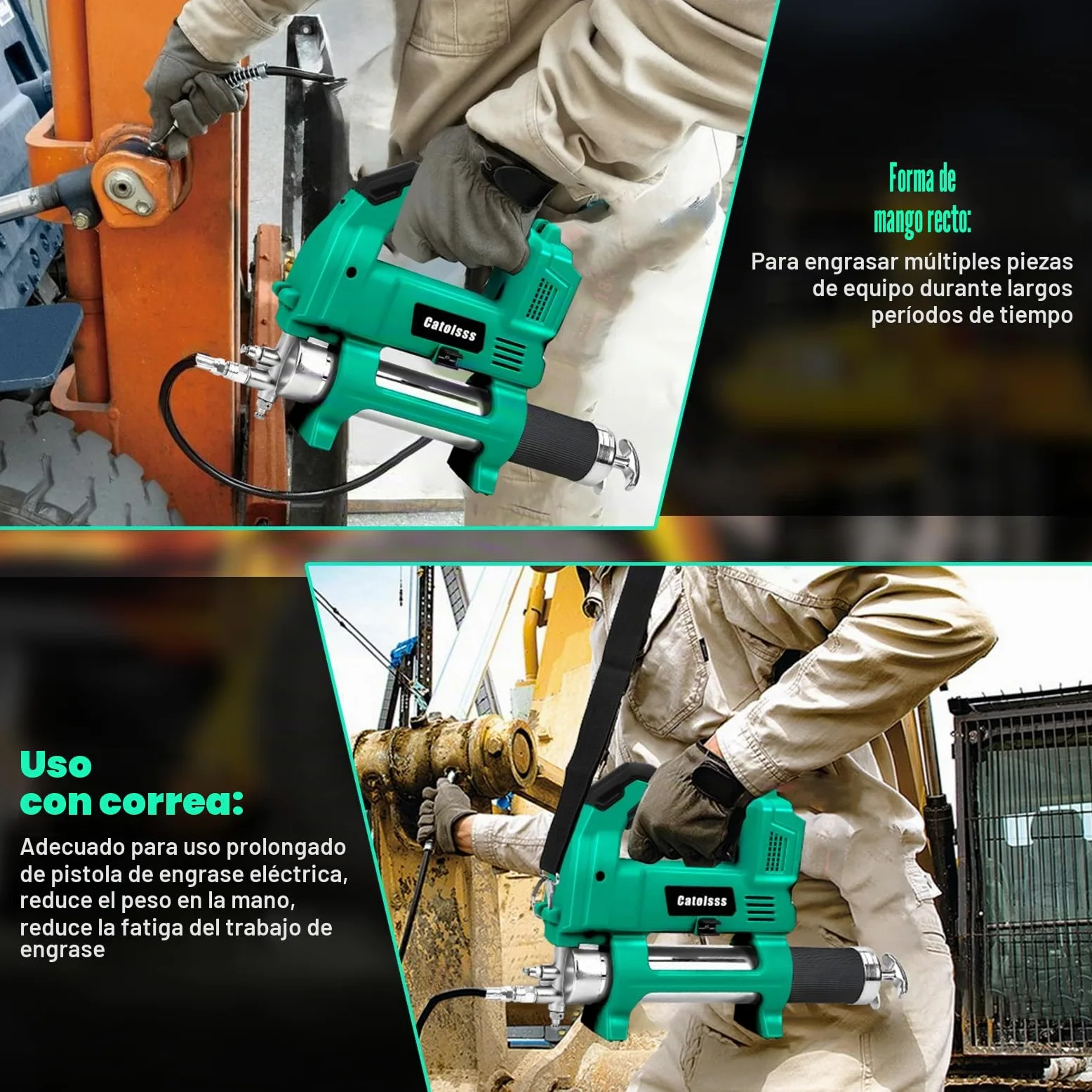 Compresor de grasa para batería Makita 18V, presión de 12000 PSI, manguera de alta presión de 100 cm, compresor eléctrico sin escobillas para camiones, granjas, construcción y bricolaje (sin