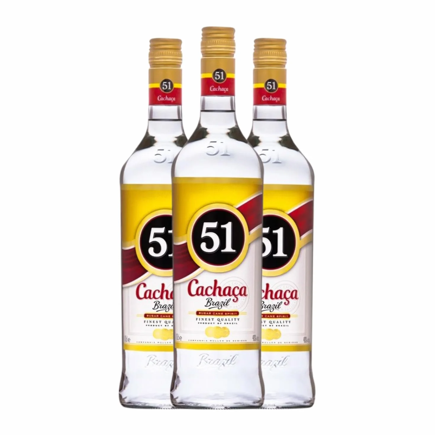 Cachaza Müller Cachaça 51 70 cl Caja de 3 Botellas