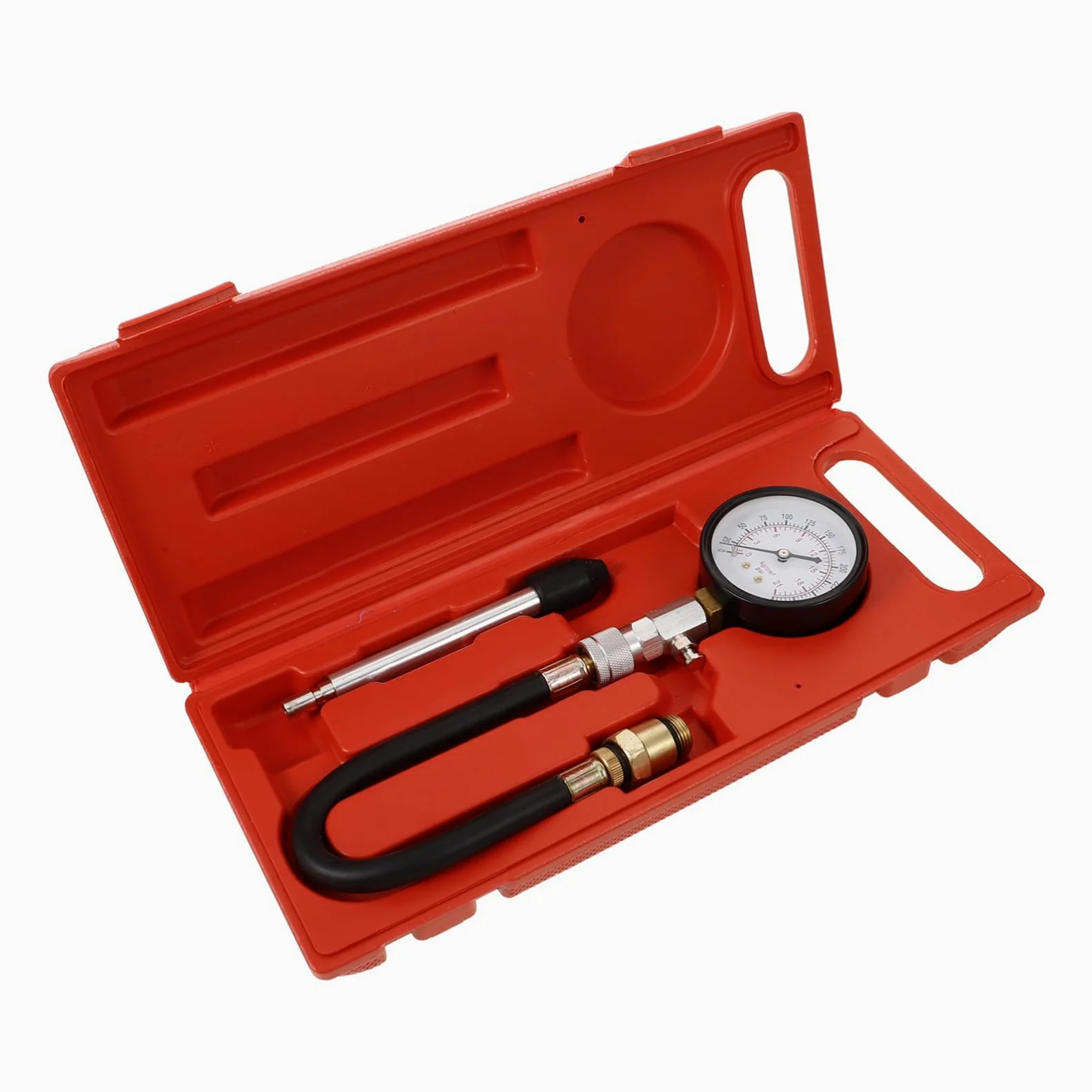 Mikinona Herramienta De Motor Comprobador De Compresión De Cilindros Kit De Prueba De Presión