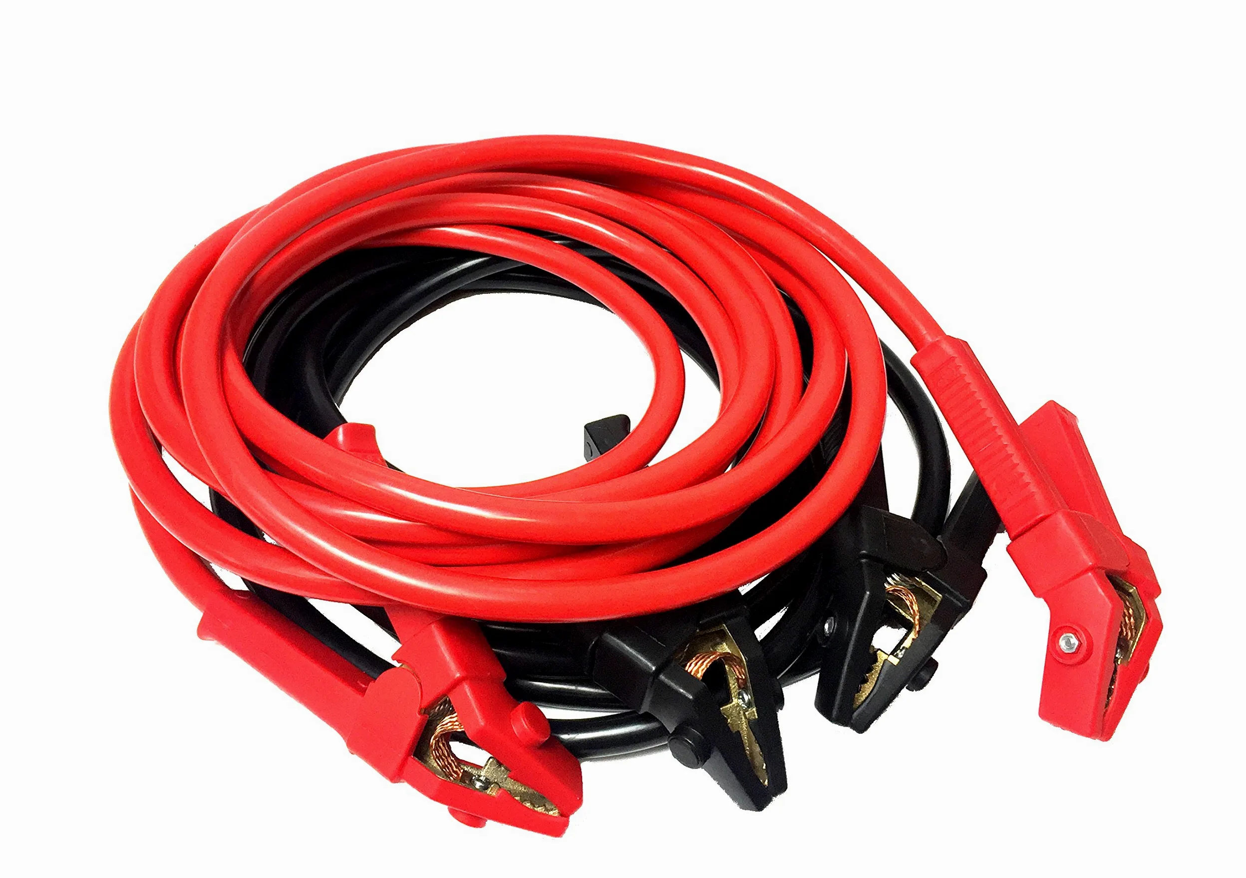 IWH 075637 - Cables de arranque (aluminio y cobre, 40 mm²), color rojo
