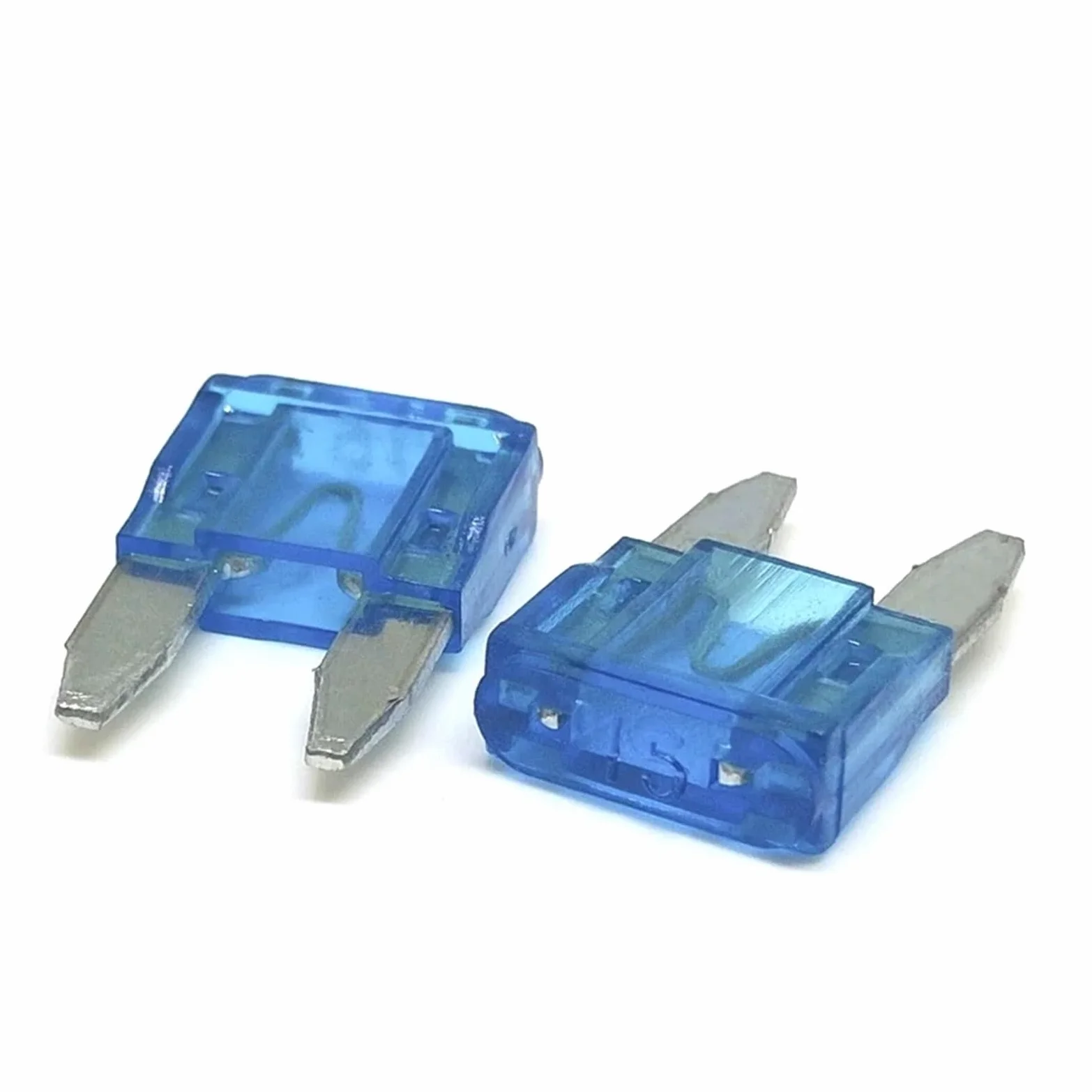100/50/10 fusibles en miniatura M2 pequeños y medianos para coche, tipo cuchilla automotriz, fusible 1A 2A 3A 5A 7. 10A 15A 20A 25A 30A 35A 40A 50A (25A, 50PCS_Miniatura)