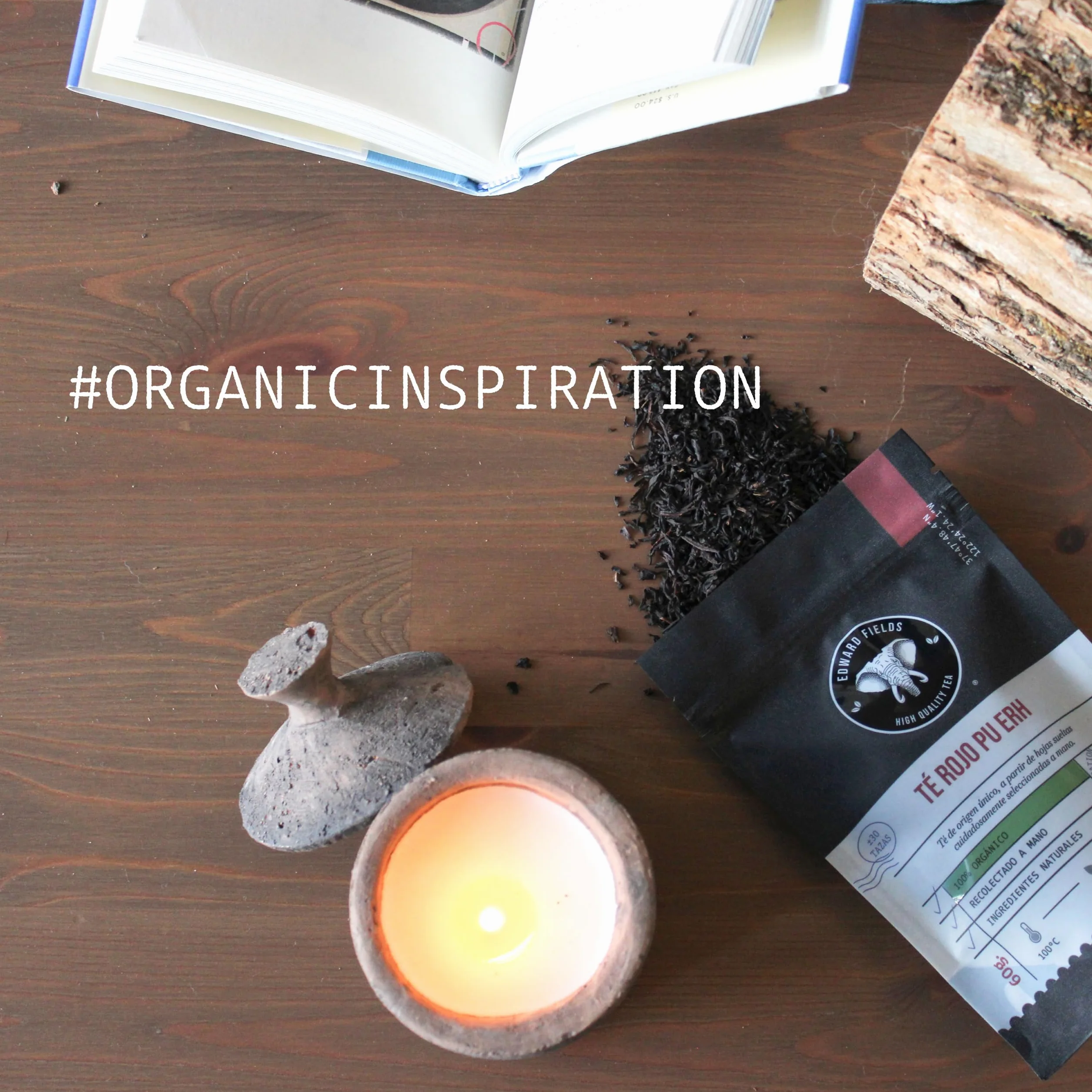 Edward Fields Tea Pu Erh orgánico a granel 100g Yunnan China