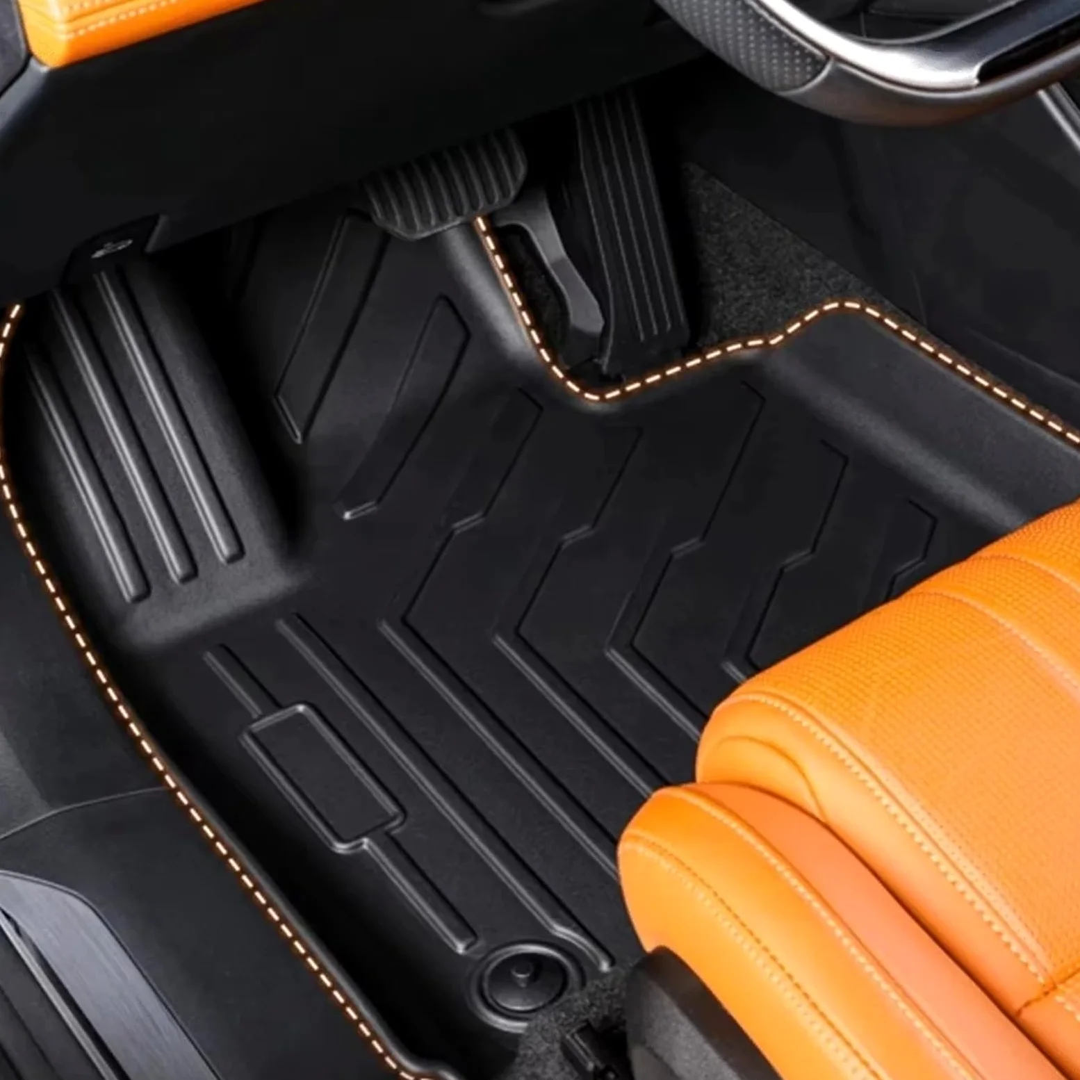 Alfombrillas para CHANGAN para DEEPAL S05 2025 2026 TPE Alfombrillas Suelo Revestimiento Carga Revestimientos Todo Tipo Clima Alfombrilla Maletero Respaldo Bota Esterillas(3PCS Floor Mats)