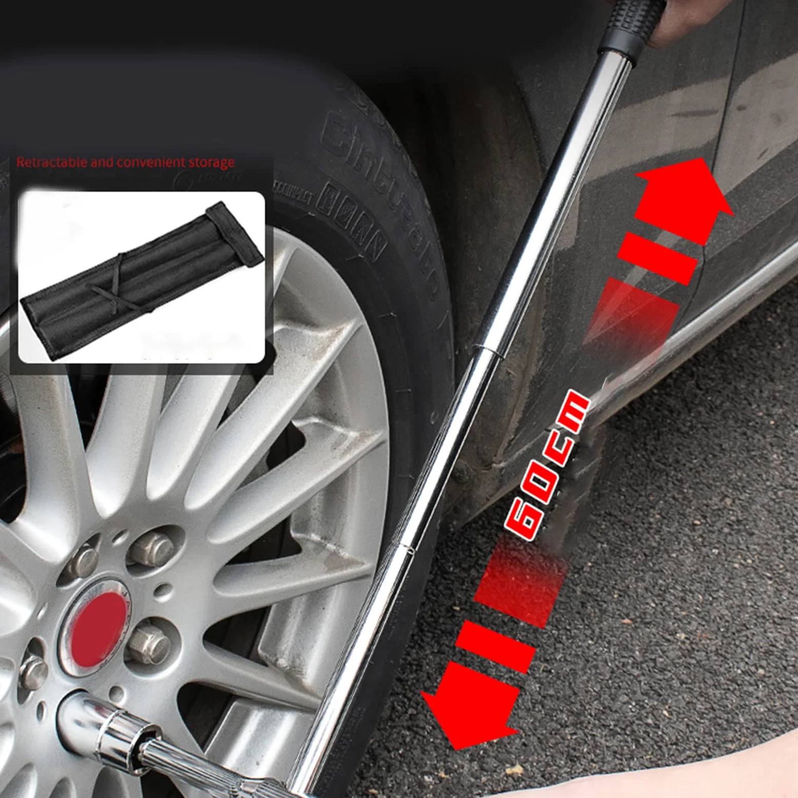 Llave de rueda de coche cruzada para automóvil de 17-19 mm, 21-23 mm, llave de vaso de desmontaje mecánica para taller, juego de llaves de neumático