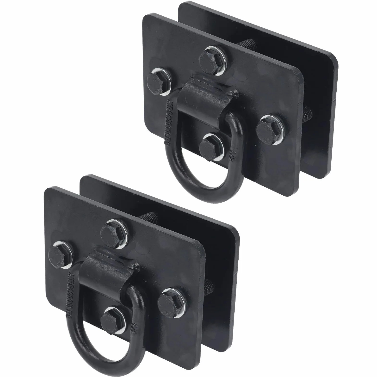 Anillos en D de Alta Resistencia para Remolques Anclajes de Amarre de Capacidad de 12,000 Libras para Camiones Remolques Acero de 1/2 Pulgada 2 Piezas
