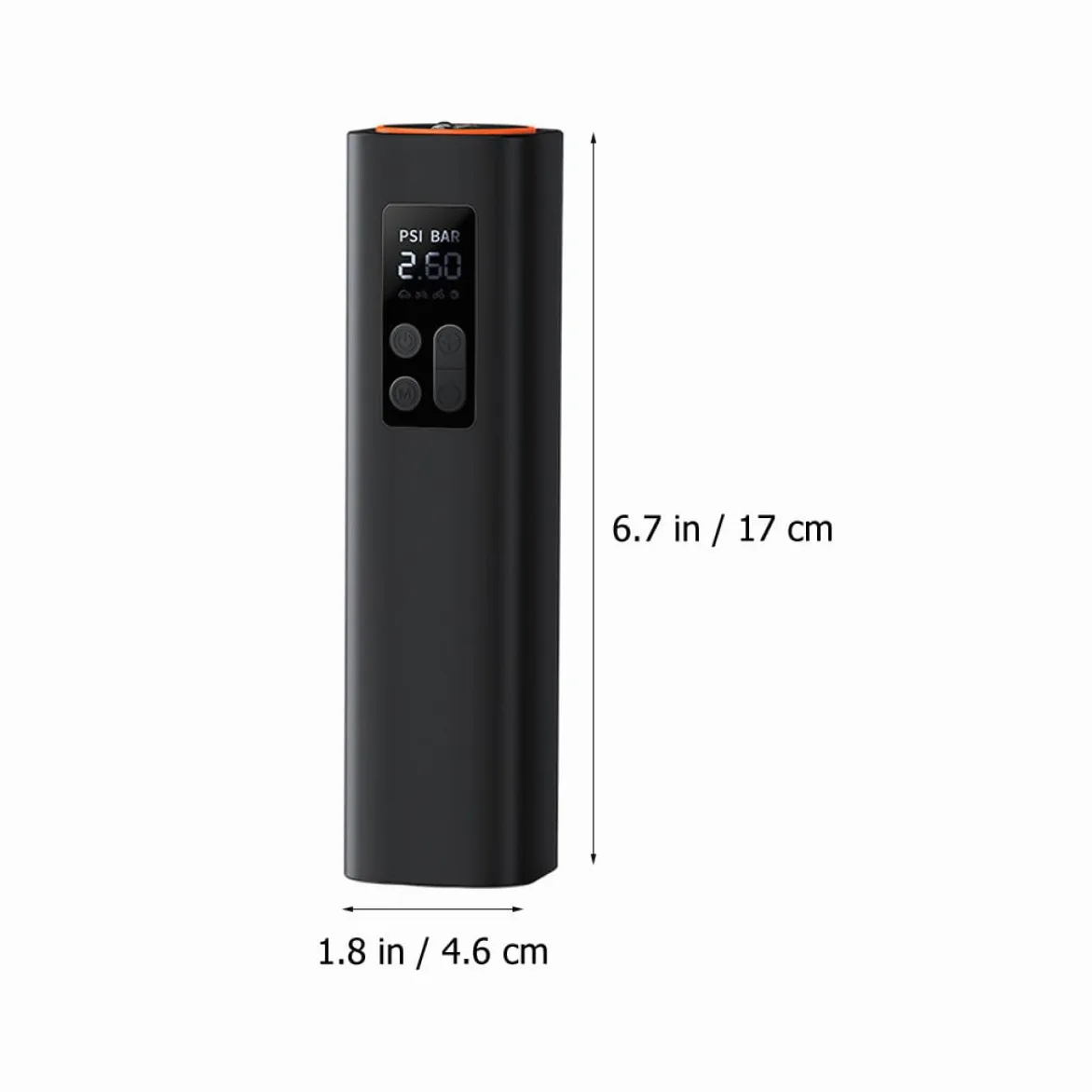 Cabilock Bomba De Aire Eléctrica Portátil Compresor De Aire para Coche Hinchador De Neumáticos Manómetro Digital PSI Bar Inflador Eléctrico Led para Emergencias Nocturnas