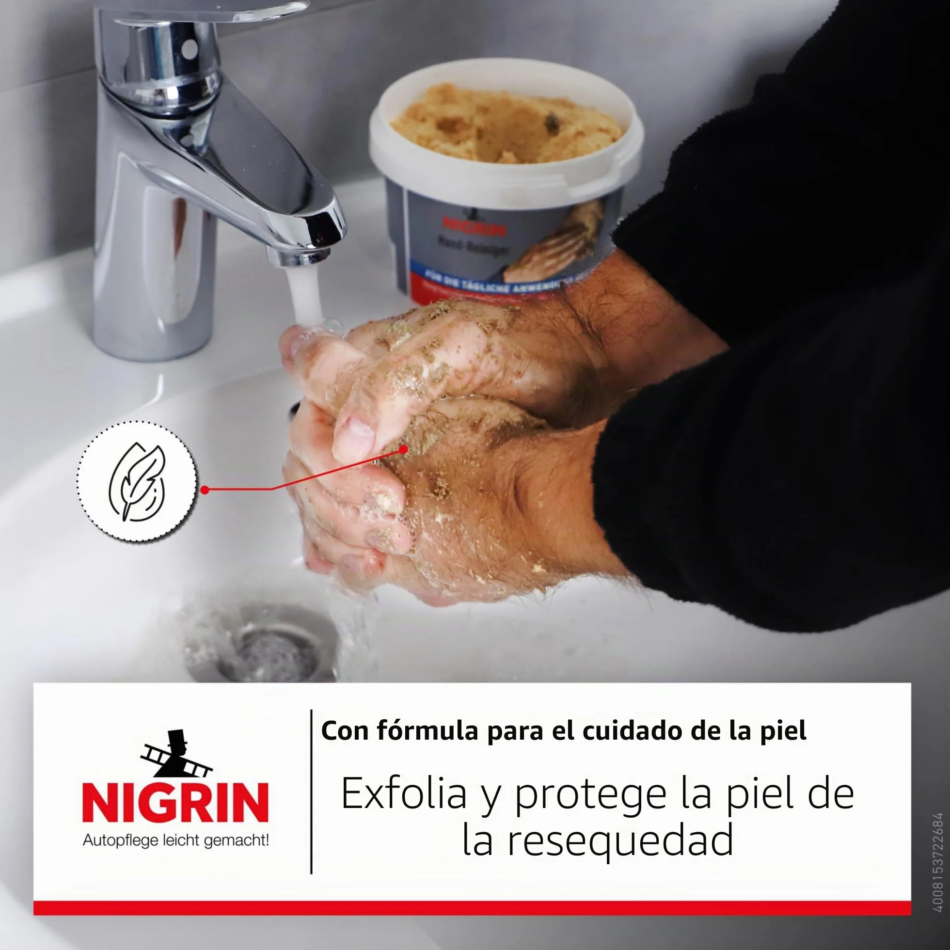 Nigrin RepairTec 72268 Jabón para manos profesional 500 ml
