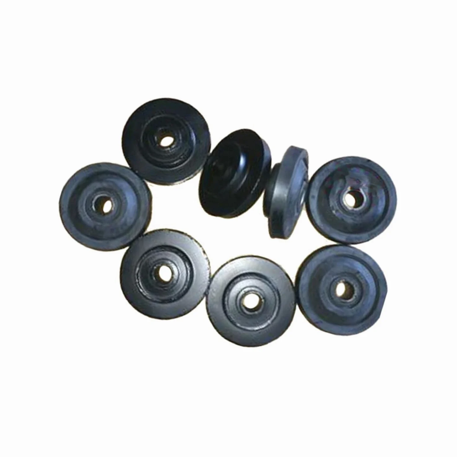 Amortiguador de goma para montaje del motor, 8 unidades, compatible con excavadora Caterpillar CAT E320 E200B