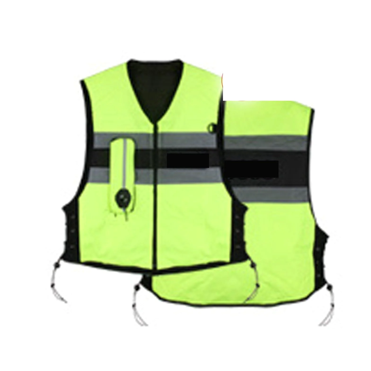 Chaleco Airbag for Motocicleta Con Cremallera Chaqueta De Equitación Reutilizable, Activa El Airbag En 0,1 S.