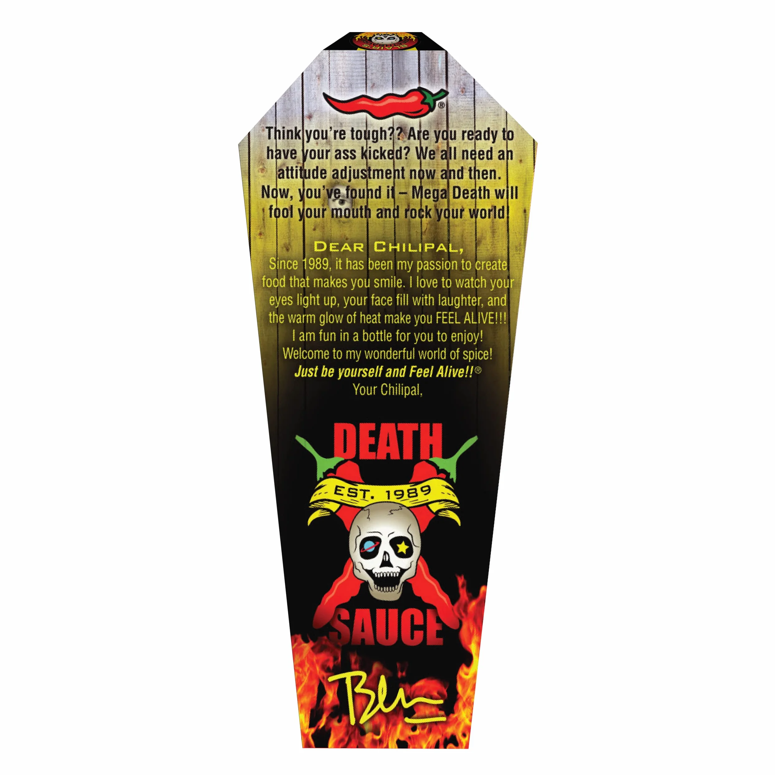 Blair's Mega Death Sauce Coffin