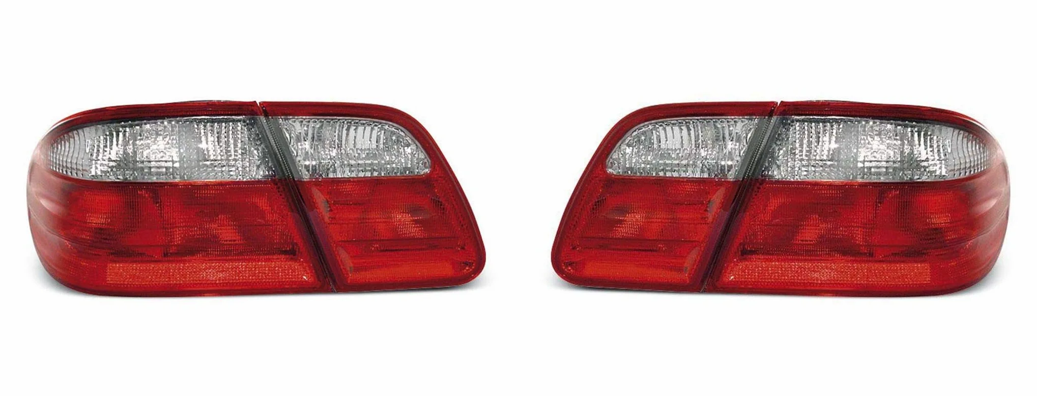 Luces traseras VR-1873 - Conjunto de luces traseras (1 par, lado del conductor y del pasajero, color rojo y blanco), Portalamparas Coche