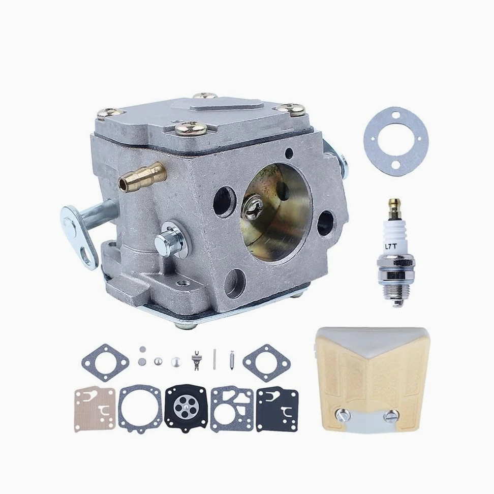 Kit de reparación de carburador con Filtro de Aire Compatible con Motosierra 268, 266, 272 RK-23HS, repuestos for Motosierra Gasolina