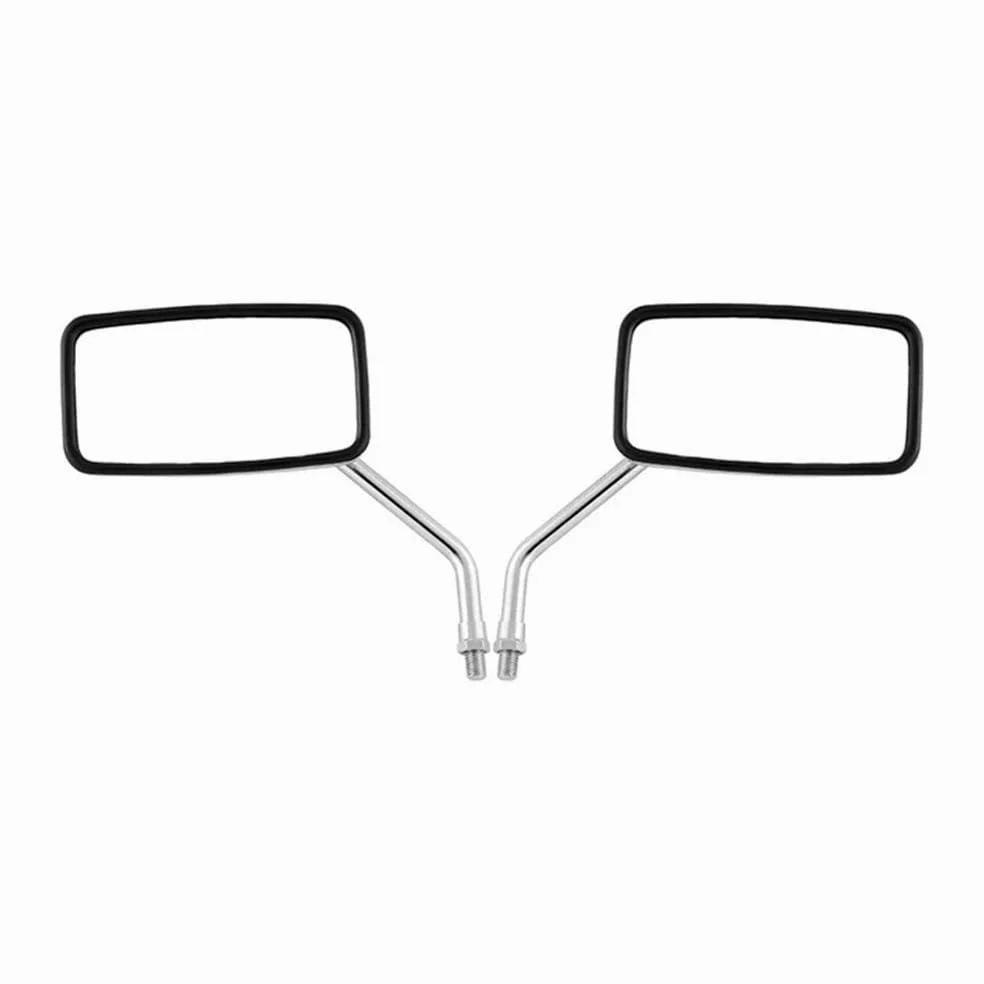 Espejos Retrovisores Universales Para Motocicleta 10mm Para Moto Y Scooter Manillar Espejos