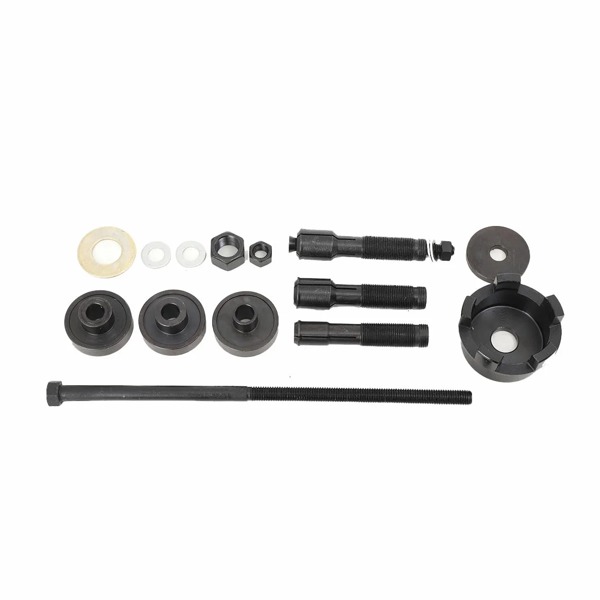 Juego de herramientas para rodamientos de rueda de motocicleta, instalador + extractor de herramientas, extractor de rodamientos de rueda para quitar motocicletas, montaje y desmontaje