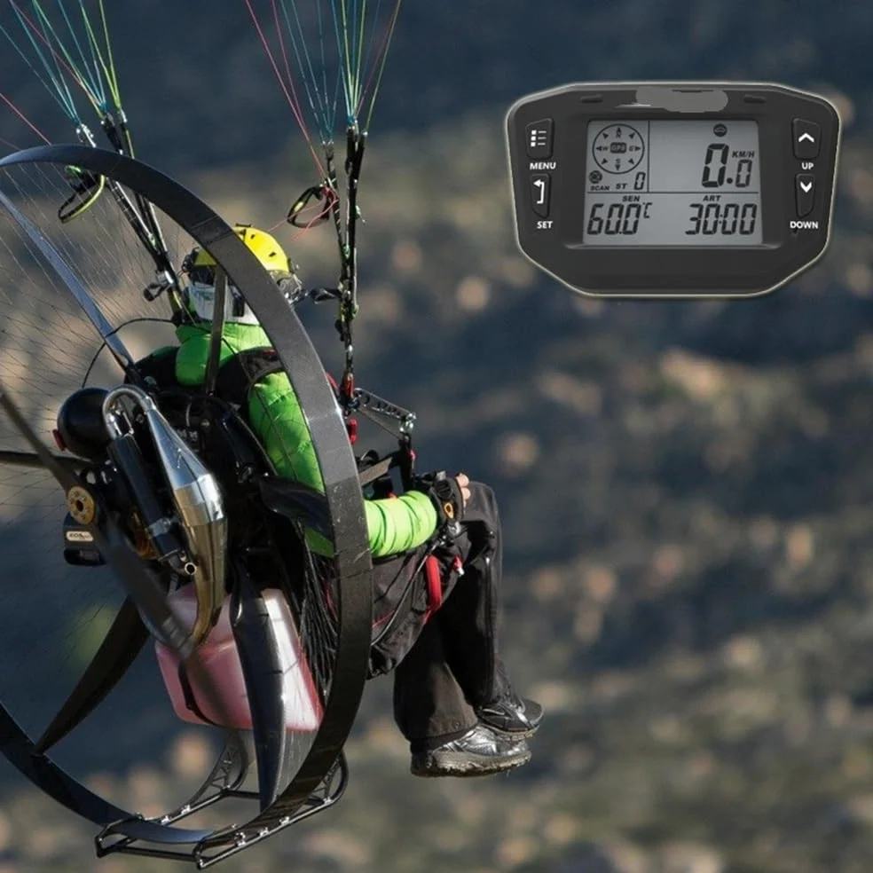 Odómetro Tablero Contador de Horas Digital multifunción Recargable para cortacésped, generador, Motocross, Motocicleta, Motor fueraborda, Marino, para GPS SM002