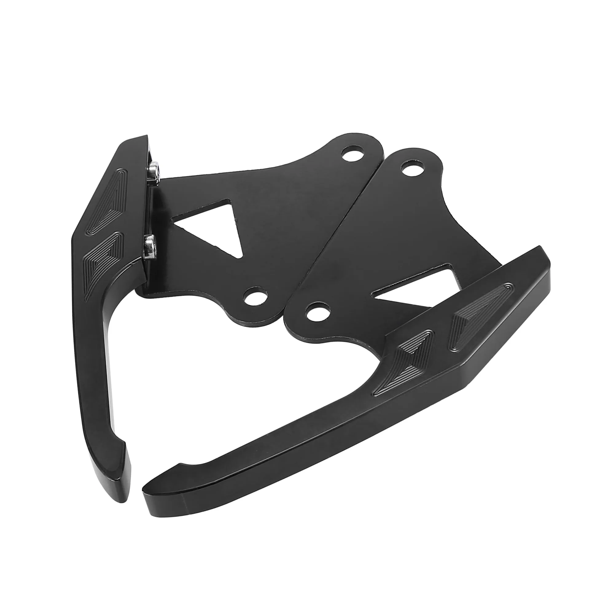 A ABSOPRO Agarrar Mango Trasero Asiento Pasajero Raíl Aluminio Aleación (Juego de 2)