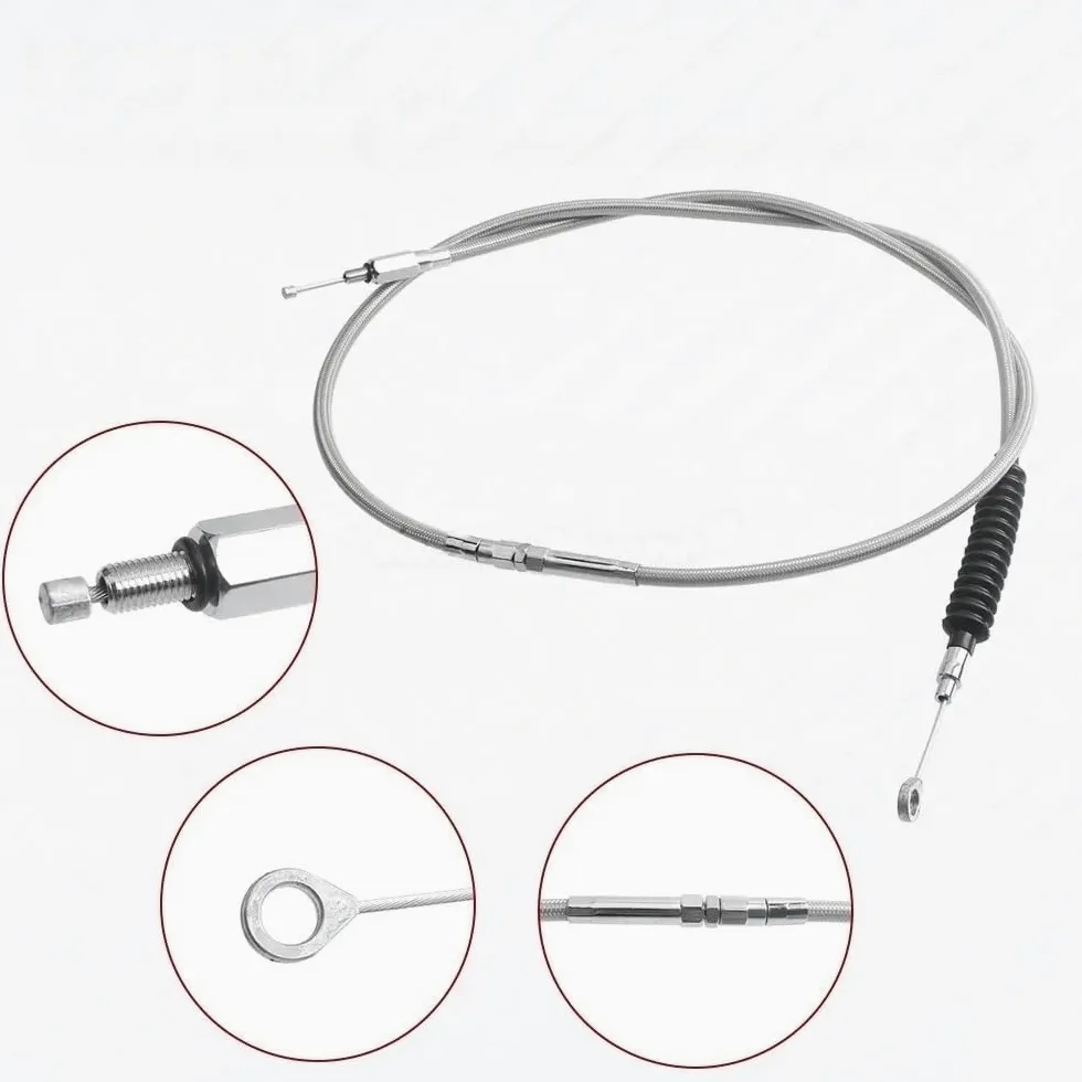 Cable de embrague acero Wolfram para motocicleta, 180CM, para Sportster 883/1200 para Super Low para Iron 883