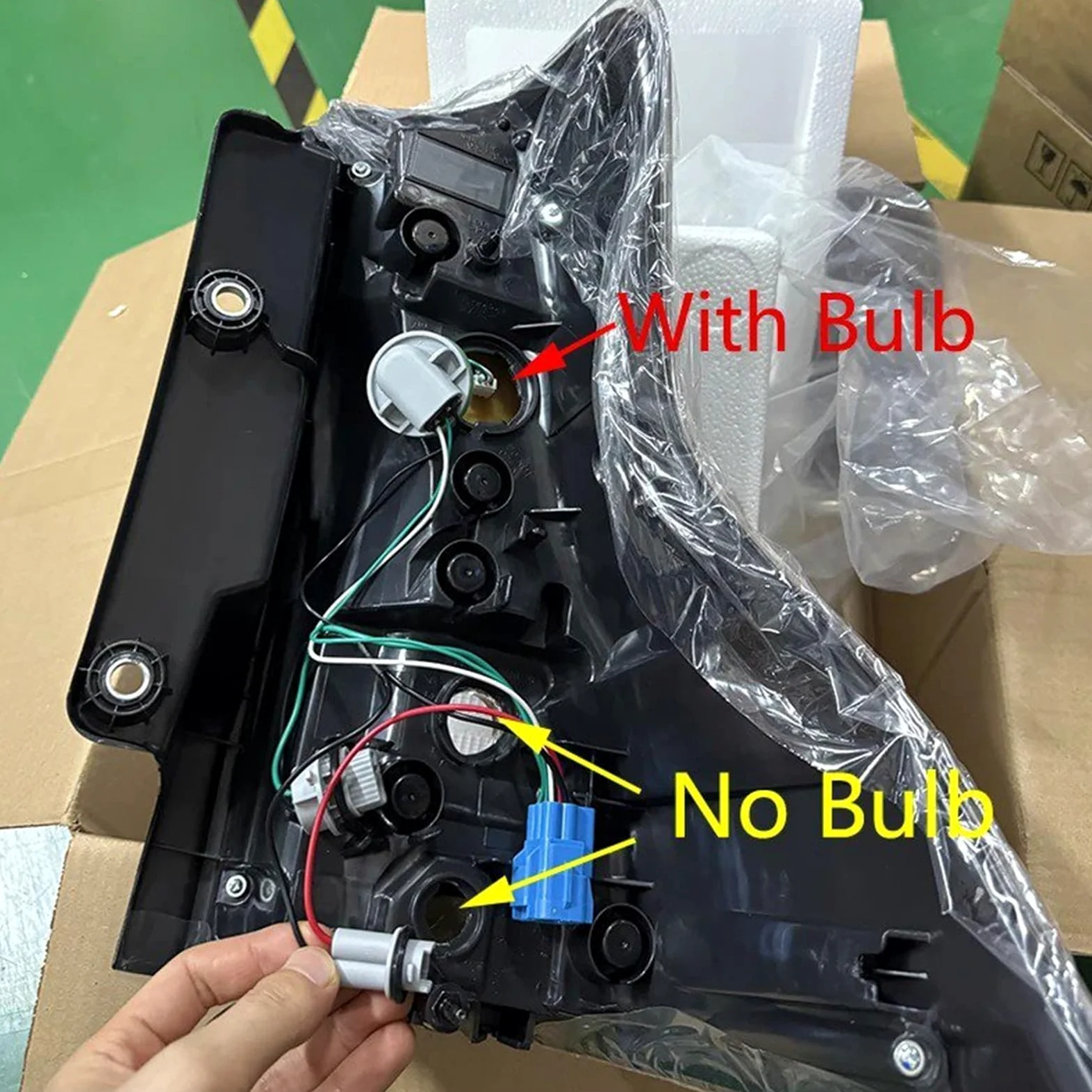 Luces Traseras Para Toyota Para Land Para Cruiser Para Prado LC150 FJ150 2014-2017 Montaje Luz Trasera Lámpara Señal Advertencia Freno Taillamp Piloto Trasero(Red left)