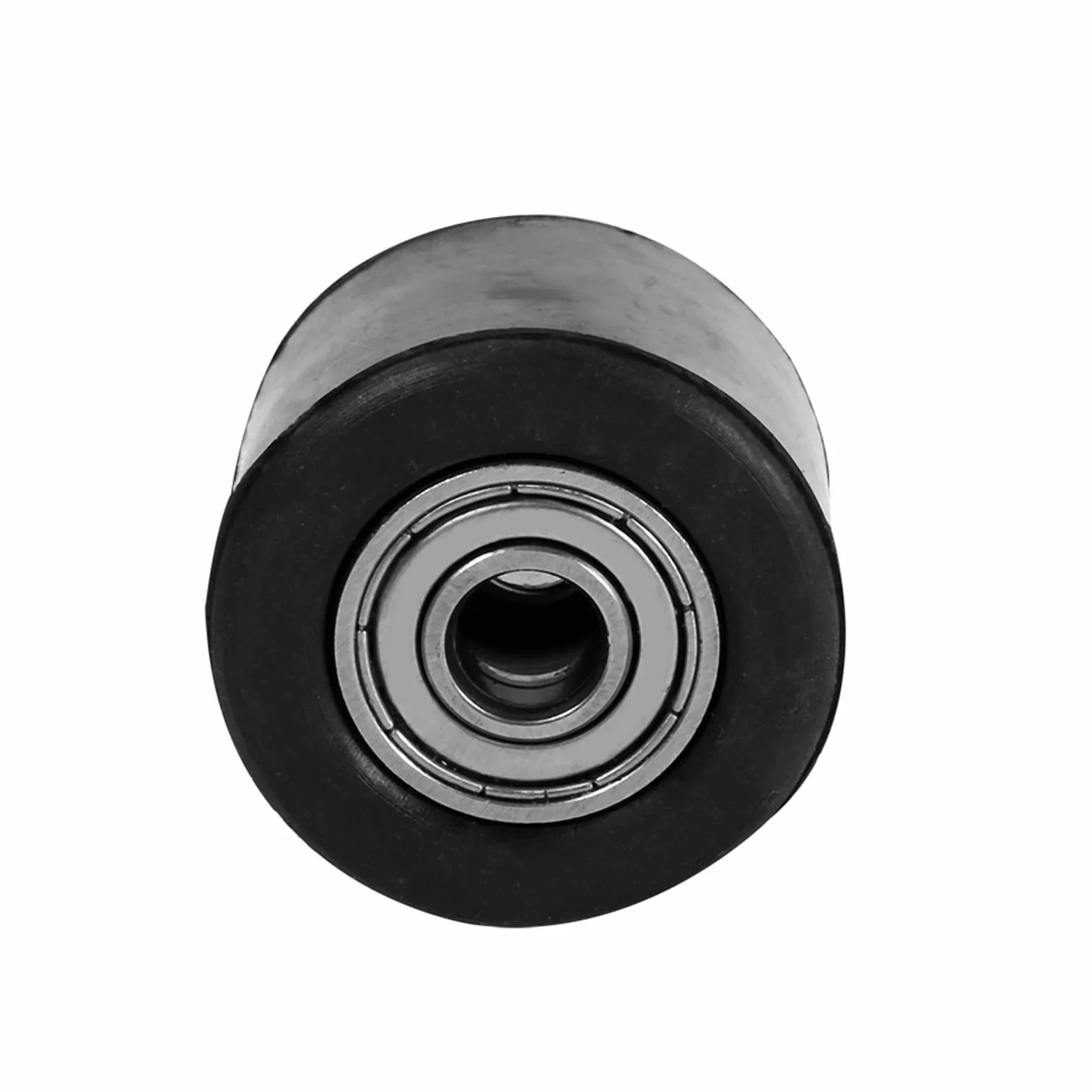 Guía del Tensor del Rodillo de Cadena,8mm Guía de Rueda de Polea Tensora de Rodillo de Cadena de Caucho Hierro,para Motocicleta Mini Bicicleta ATV