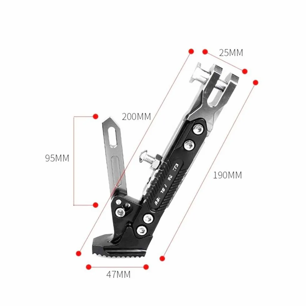Pata Soporte Apoyo Caballete Lateral Ajustable Motocicleta para Adventure C650Gt G 310 GS K1200R F 800 R1200Gs 2004-2012 1200