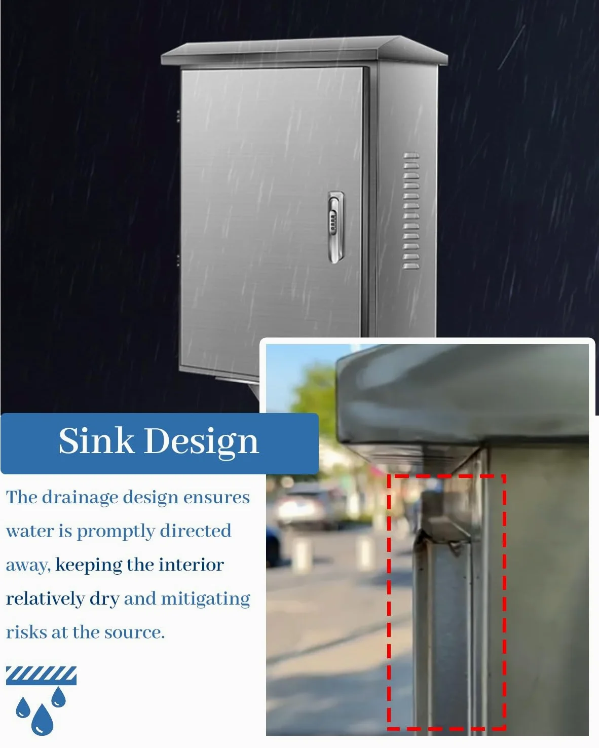 Cargador Coche Electrico Estaciones Caja de Pared para Cargador de Vehículos Eléctricos de Exterior con Llave, Cubierta Impermeable para Columna Eléctrica, Soporte Lateral(Style-B,H-70cm/27.5in)