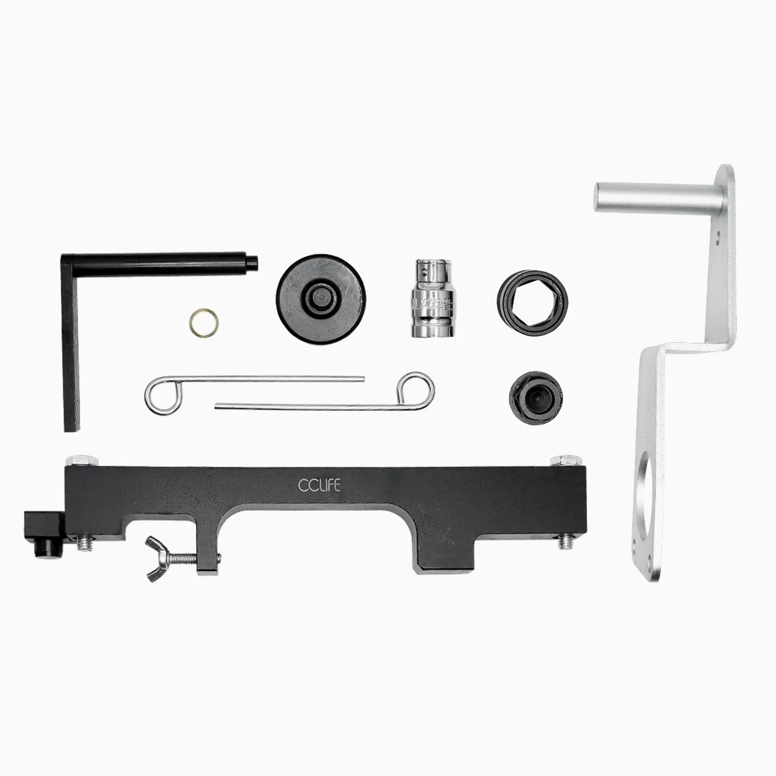 CCLIFE Juego de herramientas de ajuste de motor con bloqueo de eje de levas y herramienta de bloqueo de árbol de levas con pasador tensor de cadena – compatible con modelos BMW N47 N57 N47S N57S Serie