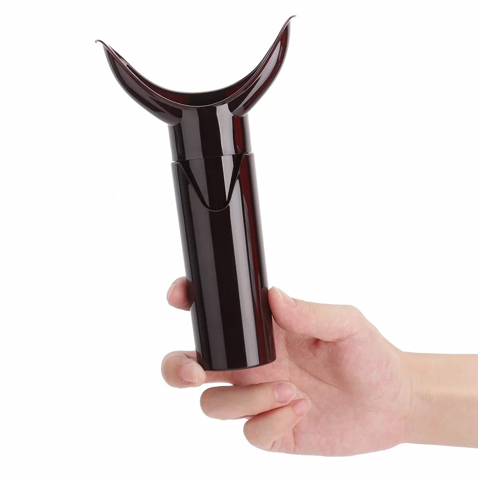 ANGGREK Lip Plumper Tool Succión Mejorador Manual Labios Belleza Rojo oscuro