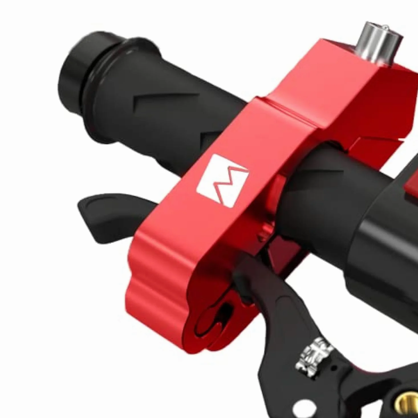 Monster Fairings Cerraduras rojas de la motocicleta resistente antirrobo ajustable del manillar de la bici de la cerradura para la protección