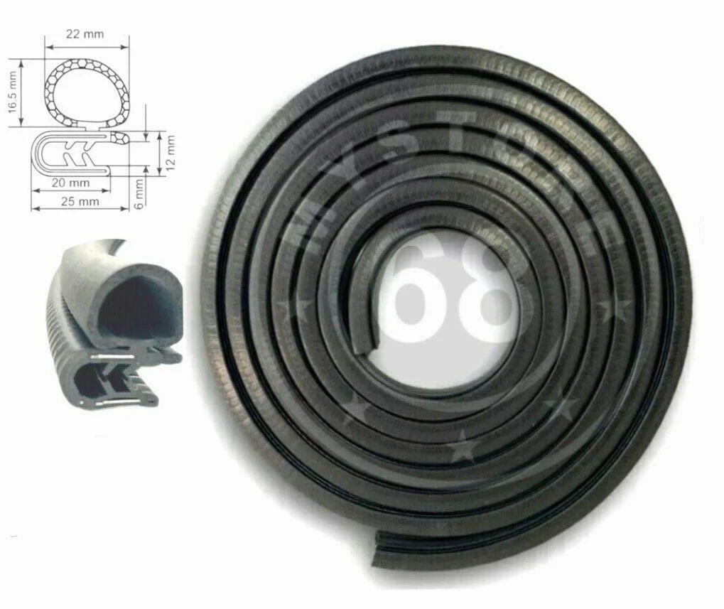 Sello del portón trasero Compatible con Citroen Jumper Sello del portón trasero Sello de goma de la carrocería del autobús puerta trasera 2007-2017