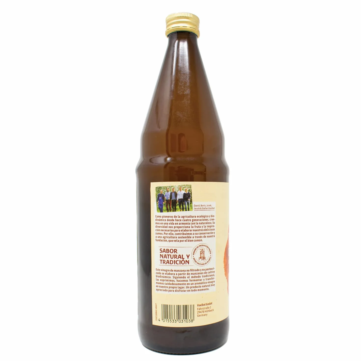 Voelkel Vinagre de Manzana sin Filtrar 750ml Bio