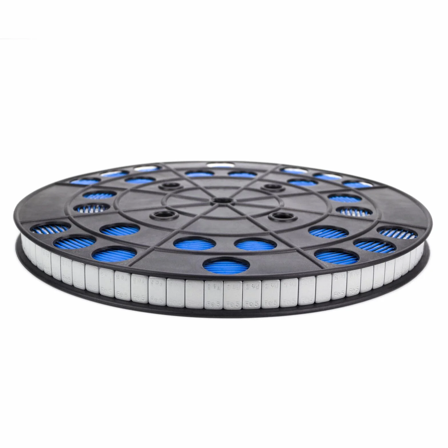 HASKYY Rollo de pesas adhesivas de 18 kg,3600x5 g, peso de acero,barra adhesiva plateada con borde de demolición,pesos de equilibrio para llantas de acero y llantas de aluminio,con revestimiento de